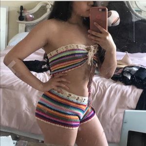Rainbow crochet set 🌈